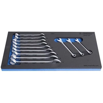 Kombinált csavarkulcs készlet, rövid változat (6-17), UNIOR, 12 db.