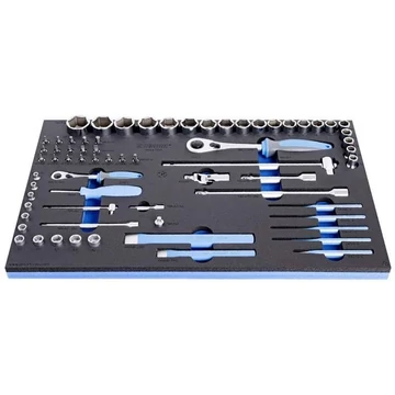 Dugókulcs választék, UNIOR, 67 darab