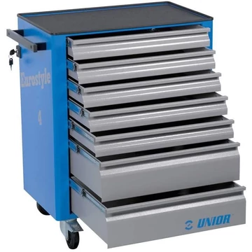 Szervizkocsi EUROSTYLE, szélesség x mélység x magasság: 770 x 440 x 895 mm, 7 fiók