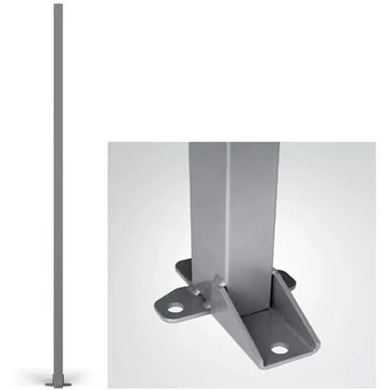 Oszlop géprácsokhoz, magasság 1400 mm, profil 60x40 mm, szürke szín