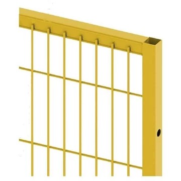 Rácsos falelem, ma x szé: 1250x200 mm, sárga színű