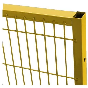 Rácsos falelem, 1250x1500 mm, tartós profil, sárga szín