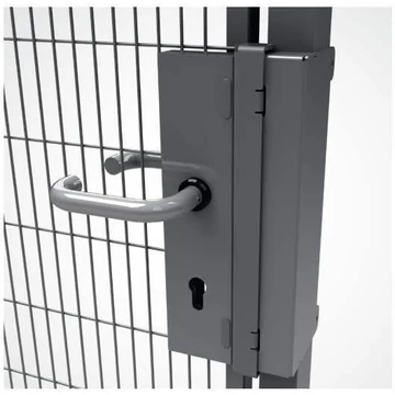 Standard zár fogantyúval hengerzárhoz, szimpla tolóajtóhoz