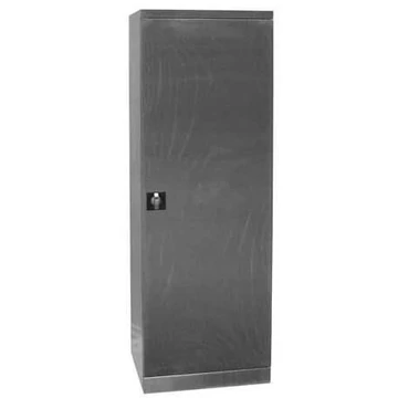 Rozsdamentes acél szekrény, telifalas dupla ajtók, ma x sz x mé: 1800 x 600 x 500 mm