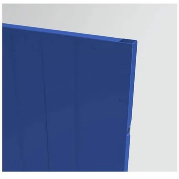 Tömör lapból készült Rácsos falelem, ma x szé: 2200x1200 mm, kék színű