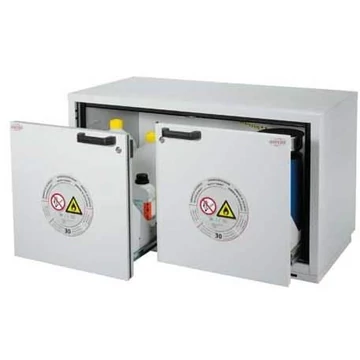 Biztonsági alapszekrény gyúlékony folyadékokhoz 90 perc, 2 fiók, ma x sz x mé: 630x1100x550 mm