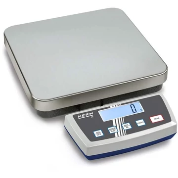 Platform mérleg, mérőlap rozsdamentes acélból, súlytartomány max. 35 kg, 318x308x75 mm