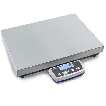 Platform mérleg, mérőlap rozsdamentes acélból, súlytartomány max. 60 kg, 522x403x90 mm