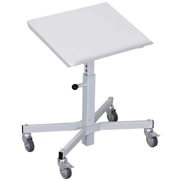 Anyagtartó, dönthető, magasságállítási tartománya 500-770 mm, színe világosszürke RAL7035