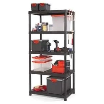 Műanyag polc, ma x sz x mé: 1870 x 900 x 600 mm