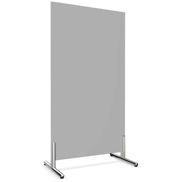 Válaszfal, magassága 1550 mm, szélessége 800 mm, színe világosszürke, fényes keret