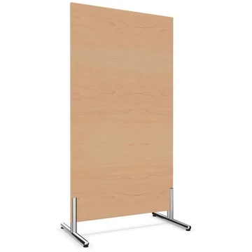 Válaszfal, magassága 1550 mm, szélessége 800 mm, juhar színű, fényes keret