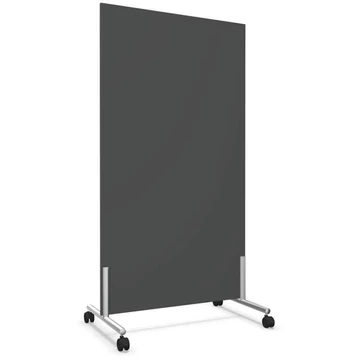 Mobil válaszfal, magassága 1550 mm, szélessége 800 mm, színe sötétszürke