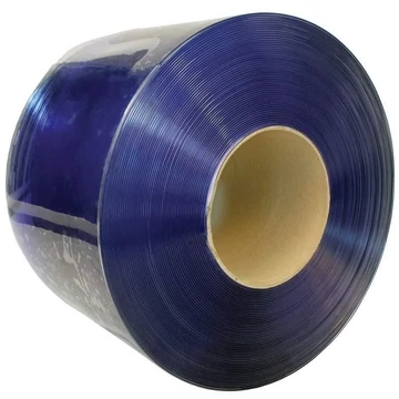 Normál szalagfüggöny, átlátszó, szélessége 400 mm, tekercs 50 m