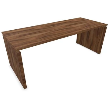 SQart Menedzser kezelőasztal, dió munkalap, szélesség x mélység: 2000 x 800 mm