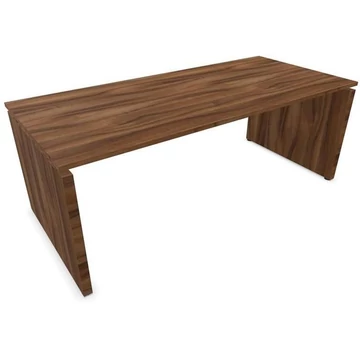 SQart Menedzser kezelőasztal, dió munkalap, szélesség x mélység: 2000 x 900 mm