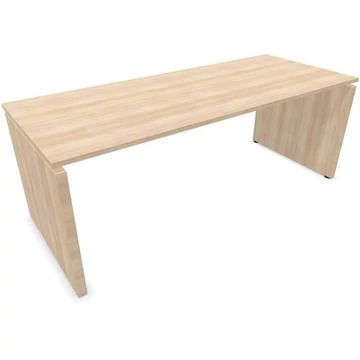 Irodai asztal SQart Menedzser, munkalap akác, szélesség x mélység: 2000 x 800 mm