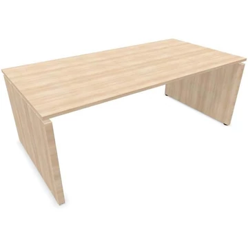 Irodai asztal SQart Menedzser, munkalap akác, szélesség x mélység: 2000 x 1000 mm