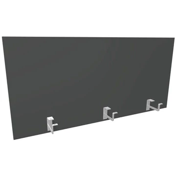 Válaszfal az íróasztalhoz, hossza 1200 mm, magassága 565 mm, színe sötétszürke