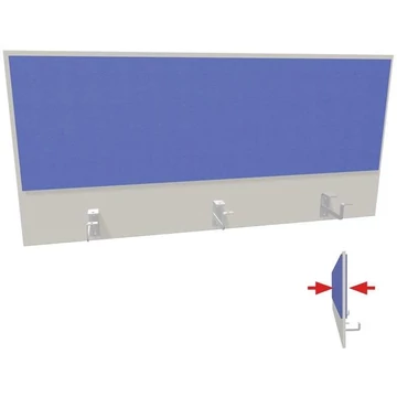 Partíciós felár a szövetburkolatért, kétoldalas, hossza 1200 mm