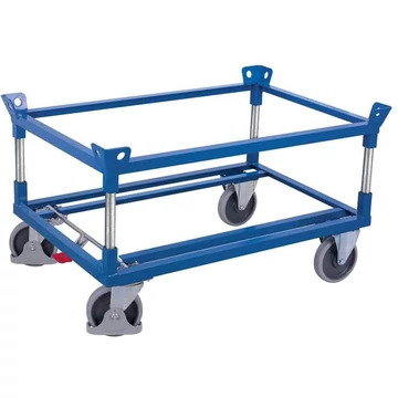 VARIOfit alváz raklapokhoz és konténerekhez, 1200x1000 mm, magasság 721 mm, teherbírás 500 kg