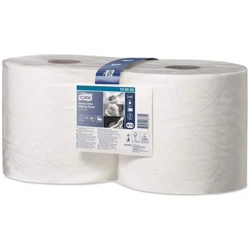 TORK Heavy Duty tisztító papírtekercs, fehér, hossza 170 m, szélessége 235 mm, 2 csomag