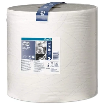 TORK Heavy Duty tisztító papírtekercs, fehér, hossza 340 m, szélessége 369 mm