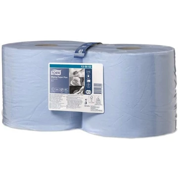 TORK Industrial Plus tisztító papírtekercs, kék, hossza 255 m, szélessége 235 mm, 2 csomag