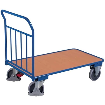 VARIOfit tárolókocsi rácsos homlokfallal, rakfelület 1200 x 700 mm, teherbírás 400 kg