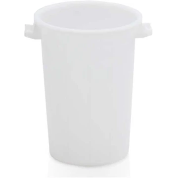 Kerek tároló, térfogata 75 l, fehér polietilénből