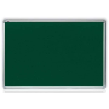 Filctoll tábla, alumínium váz, 900 x 600 mm, zöld színű