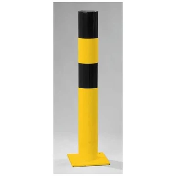 Ütközésgátló kikötőbak, átmérője 159 mm, kültéri használatra, sárga / fekete