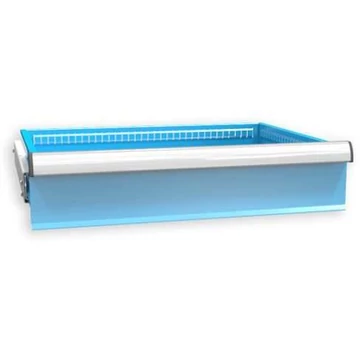 150 mm-es fiók, teherbírása 200 kg, teljesen kihúzható - 738 mm hosszú, CNC-szekrényekhez