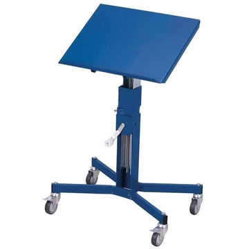 Anyagtartó állvány, magasságállítás hajtókarral a 655-1045 mm tartományban