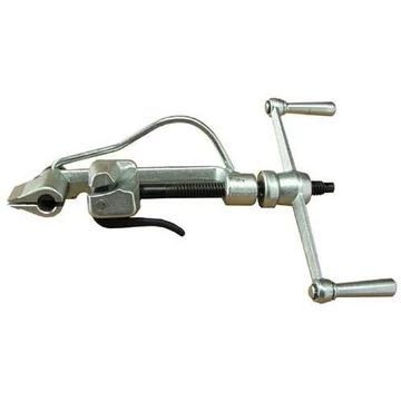 S-260 feszítő és tömítő eszköz acélszalaggal és hüvellyel történő rögzítéshez, kerek csomagokhoz