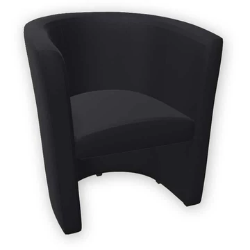 Club fotel, egyszemélyes, Oban szövethuzat - fekete