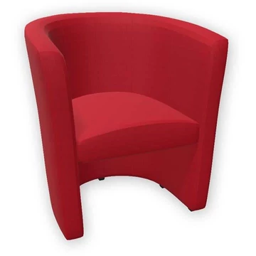 Club fotel, egyszemélyes, Oban szövethuzat - piros