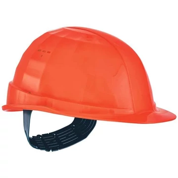 S14 védősisak, 4 pontos felfüggesztés textil hevedereken, narancssárga