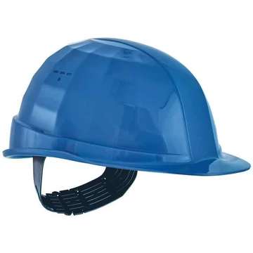 S14 biztonsági sisak, 4 pontos felfüggesztés a textil hevedereken, kék