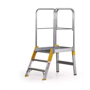 Dobogós létra egyoldalas kivitel, magassága 620 mm, 3 fokos