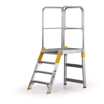 Dobogós létra egyoldalas kivitel, magassága 830 mm, 4 fokos