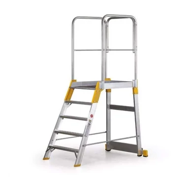 Dobogós létra egyoldalas kivitel, magassága 1040 mm, 5 fokos