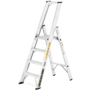 Alumínium összecsukható lépcsők,egyoldalas, professzionális változat, 4 fokos