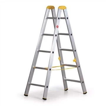 Lépcsőfokos állólétra, 2 x 5 fokos