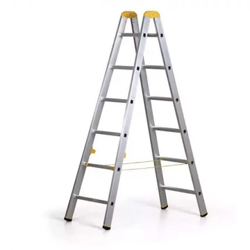 Lépcsőfokos állólétra, 2 x 6 fokos