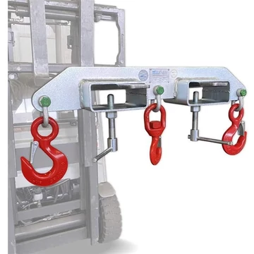 Emelőtraverz targoncákhoz, teherbírása 5000 kg