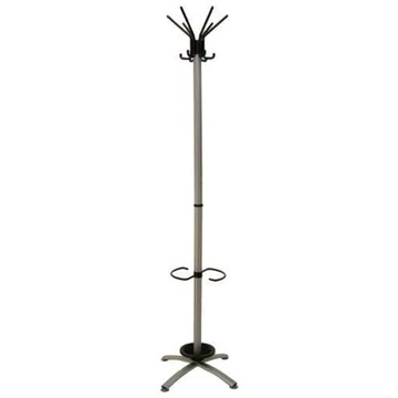 Kabáttartó, ezüst lakk, kiegészítőkkel, magassága 1800 mm