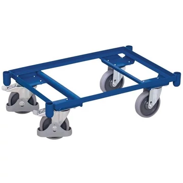 VARIOfit alváz tárolókhoz, acélszerkezet, rakfelület 604x410 mm, teherbírás 250 kg