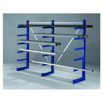 ATLAS konzolos állvány azonos konzolkarhosszúsággal, egyoldalas, hossza 2700 mm, 3 függőleges, 6 szint