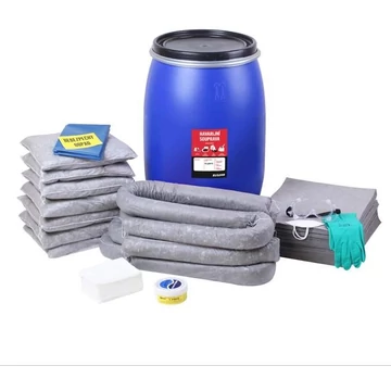 Szivárgásgátló készlet, univerzális változat, 120 l-es fedeles dobban